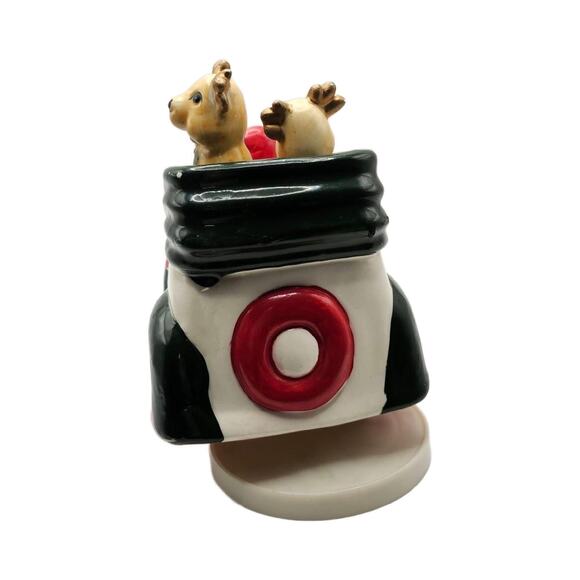 Vintage Santa Driving Reindeers Music Box, Christmas Music Box - Picture 10 of 11